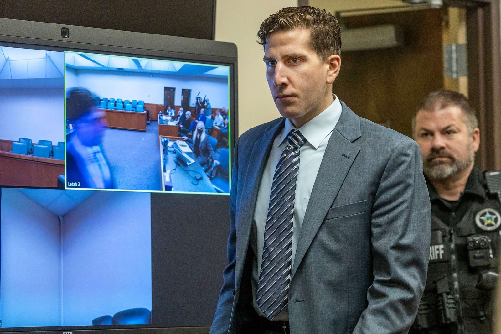 PHOTO: Bryan Kohberger enters the courtroom for a hearing on Aug. 18, 2023 in Moscow, Idaho.